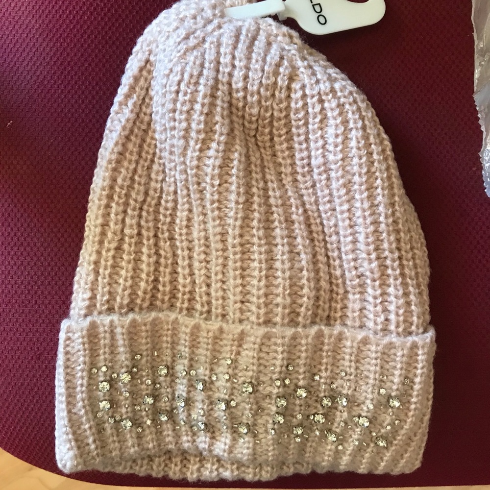 Knit Aldo Bedazzle Beanie